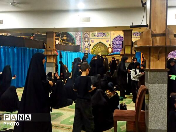 مراسم شب سوم محرم در مسجد جامع حجت بن الحسن العسکری (عج)فردیس