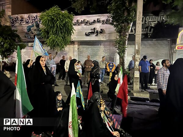 تجمع مردمی مردم هشتگرد  در صدو پنجمین شب