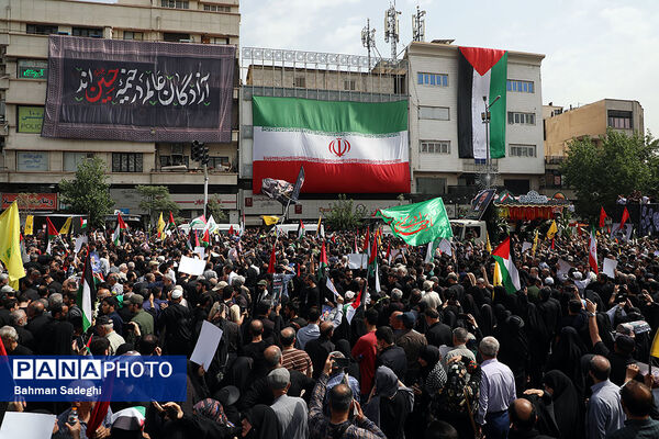 مراسم تشییع شهید اسماعیل هنیه در تهران
