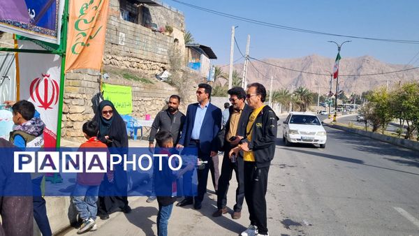 برپایی موکب  توسط هیات دانش‌آموزی و پیشتازان آموزشگاه شهید منصور عامری 