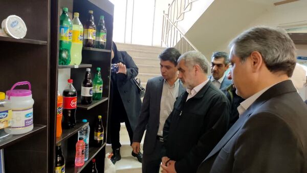 بازدید نائب رئیس مجلس شورای اسلامی از نمایشگاه تولیدات و محصولات صنعتی و صنایع دستی شهرستان کاشمر