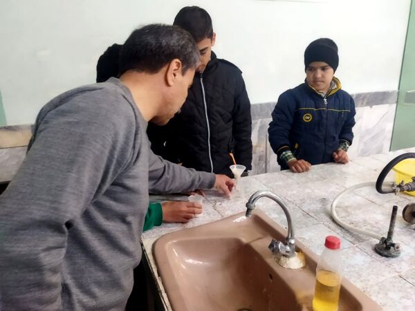 بازدید دانش‌آموزان دبیرستان نمونه دانش از پژوهشسرای رازی
