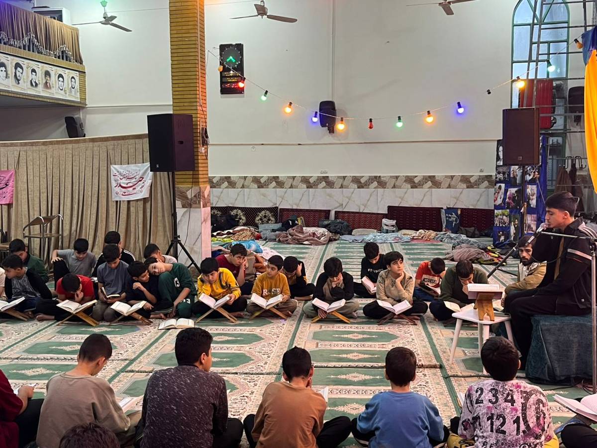 اعتکاف دانش‌آموزی پسران شهرک وحدت فردیس