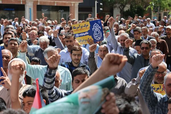 خشم گناباد در پی جنایات رژیم صهیونسیتی 