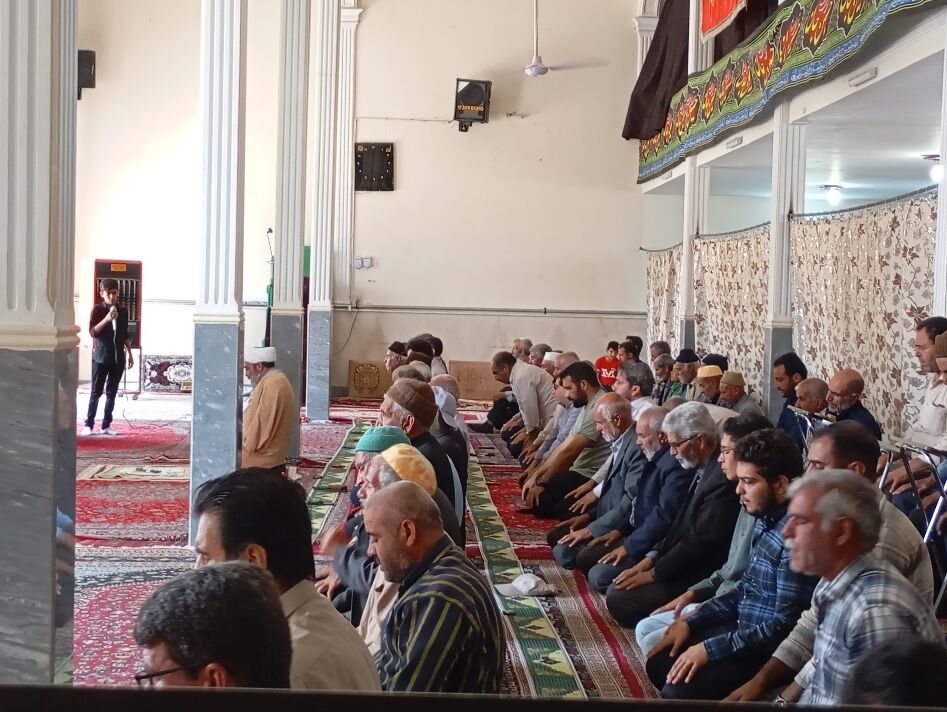 نماز جمعه در شهر تیتکانلو