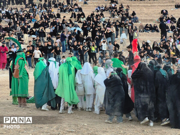 حضور مردم قادرآباد در آیین‌های عزاداری محرم