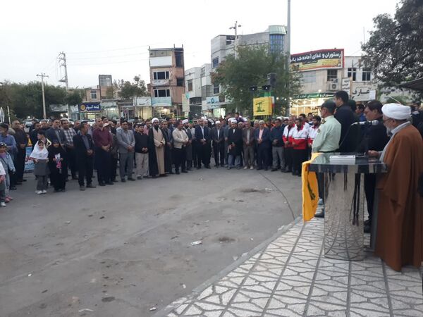 تجمع باشکوه مردم آشخانه در محکومیت اسرائیل و ترور شهید سیدحسن نصرالله 