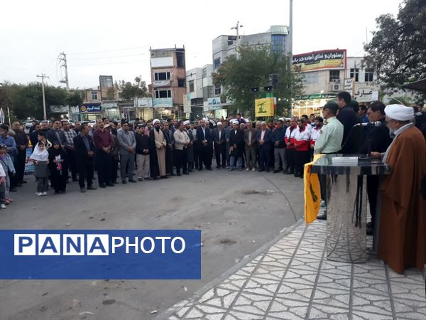 تجمع باشکوه مردم آشخانه در محکومیت اسرائیل و ترور شهید سیدحسن نصرالله 