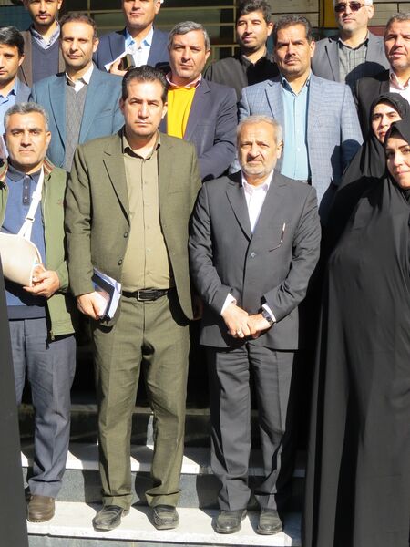 کلنگ زنی نمازخانه مدرسه پسرانه تیزهوشان بجنورد