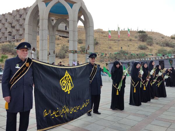 مراسم نمادین اربعین و سوگواری حضرت اباعبدالله الحسین(ع)