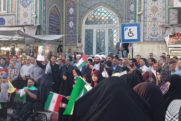 جشن بزرگ پیروزی رزمندگان اسلام در نبرد علیه رژیم صهیونیستی و آمریکای جنایتکار در شهرستان قروه