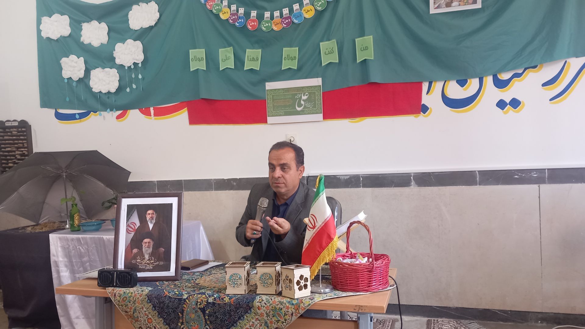 جشن باشکوه عید غدیر در دبیرستان صدیقه کبری