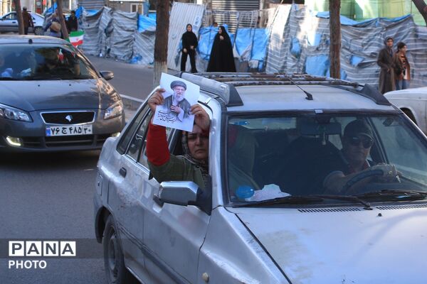 رژه خودرویی و موتوری، حماسه‌ای از دلدادگی به امام شهید