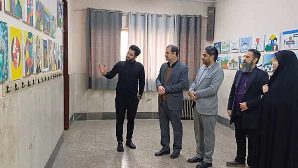 افتتاحیه نمایشگاه فرهنگی هنری هفته ماها