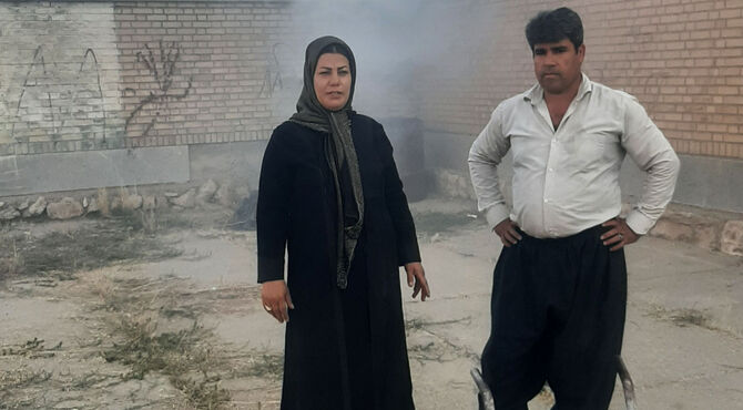 آمادگی مدارس شهید خانیار وشهید مطهری ۲ درروستای جعفرآباد اولادقباد برای آغاز سال تحصیلی 