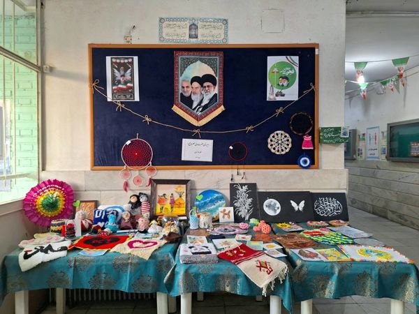 شکوفایی هنر نسل فردا در دبیرستان حضرت ولی عصر (عج)