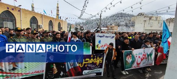 خروش انقلابی مردم شهرستان خداآفرین 