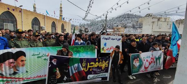 خروش انقلابی مردم شهرستان خداآفرین 