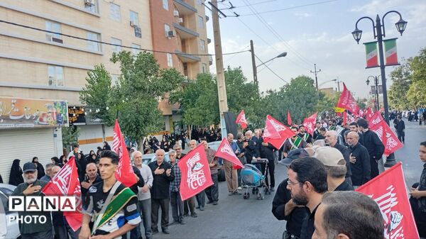  خروش عاشقان حسینی در جاماندگان اربعین شهرستان ملایر