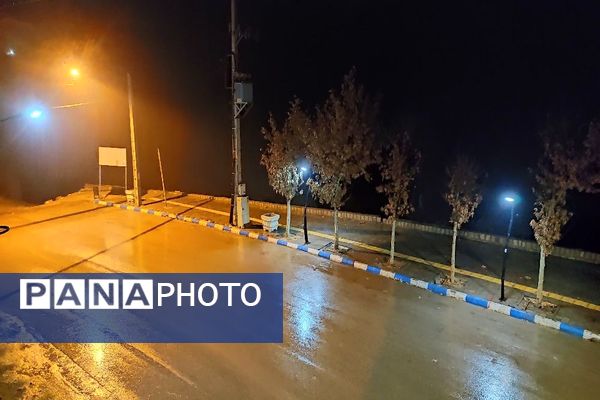 جلوه زمستانی طبیعت شهر بار نیشابور 