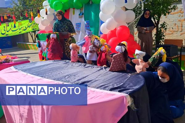 طنین زنگ انقلاب در مدرسه فرزانگان شهرستان باشت