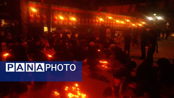 شمع‌های ماتم شام غریبان در لرستان