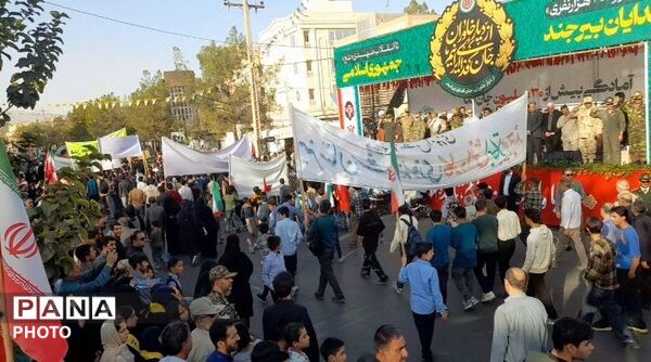 رزمایش جانفدایان ایران در شهرستان بیرجند