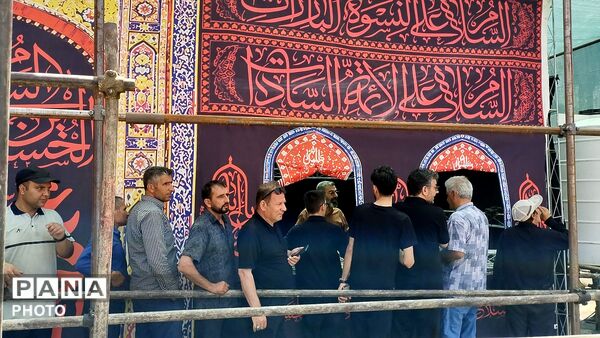برپایی موکب‌های زائران تشییع امام شهید در نظرآباد