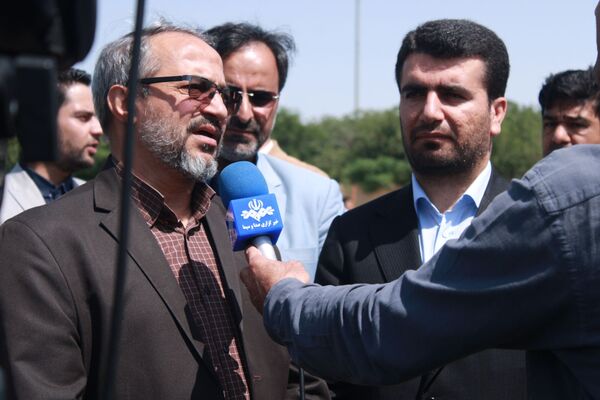 آیین افتتاحیه بزرگترین زمین چمن مصنوعی آموزش و پرورش خراسان رضوی در حاشیه شهر مشهد 