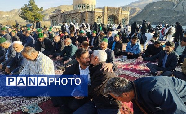  نماز عید سعید فطر در جوار شهدای شهر بار