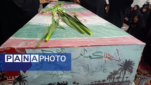 بدرقه شهدای گمنام در شهرستان کوهپایه 