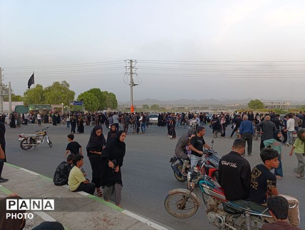 جاماندگان میناب با پای دل به راه افتادند