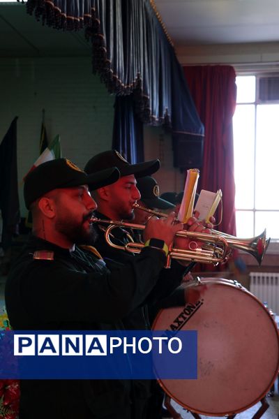 مراسم یادبود شهدای جنگ ۱۲ روزه منطقه ایلخچی 