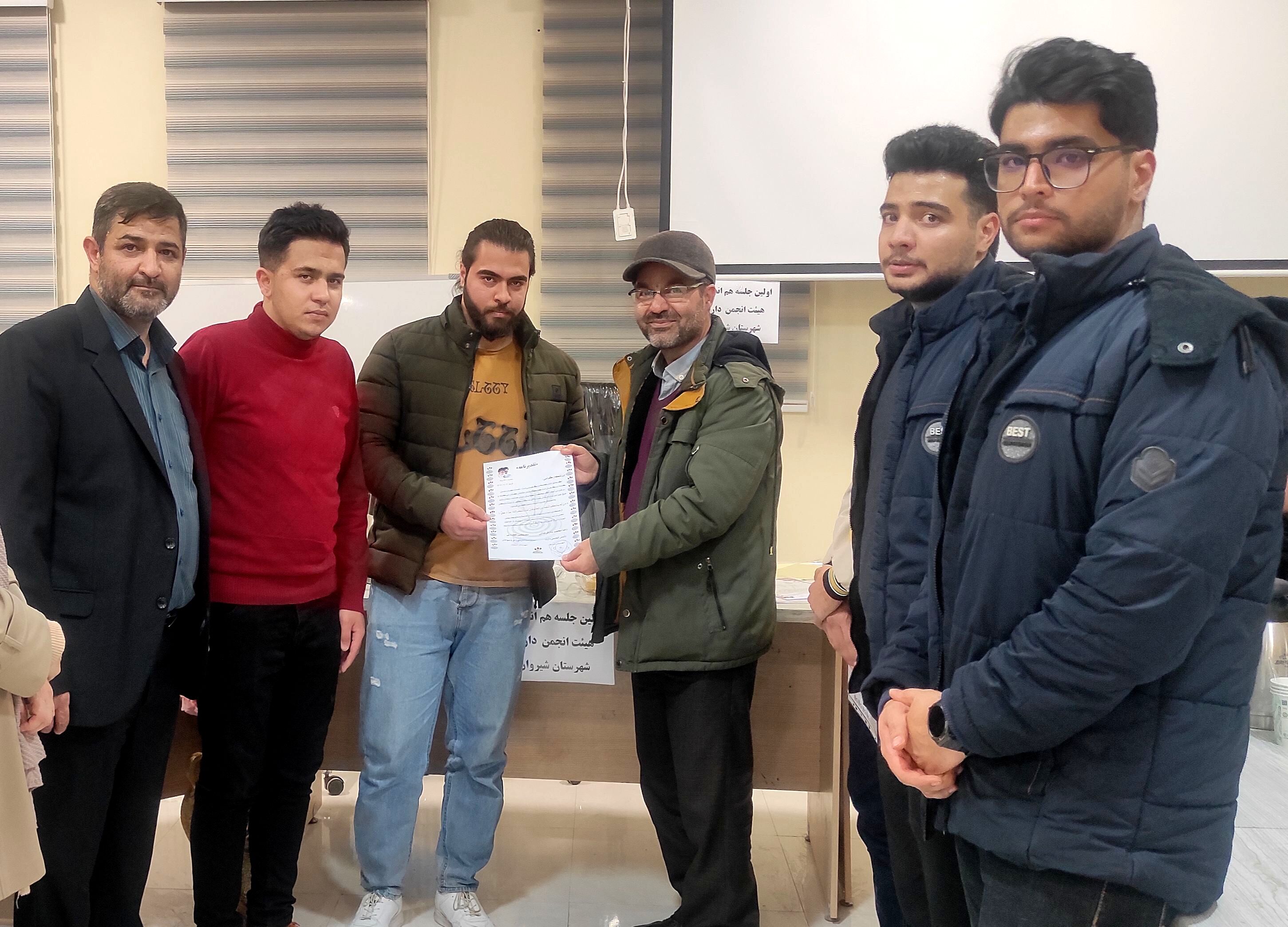 اولین جلسه هم‌اندیشی انجمن دارت شهرستان شیروان و معرفی تیم مدیرت دارت
