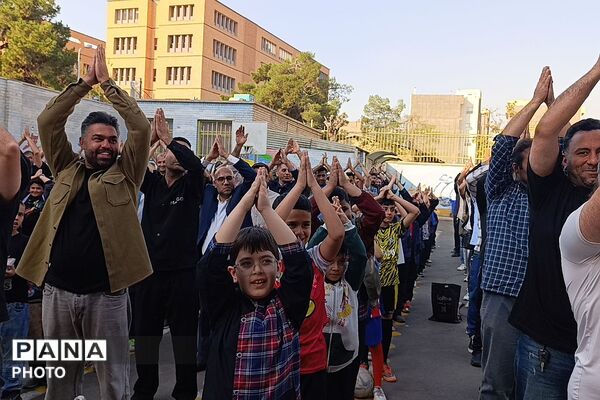 مسابقات ورزشی پدر پسری در دبستان امام علی (ع) شهرری