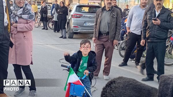 رزمایش دوچرخه سواری در شهرکرد