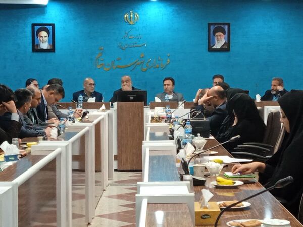 جلسه شورای آموزش و پرورش در فرمانداری خاتم 