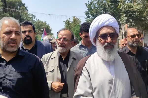 راهپیمایی مردم ولایتمدار ورامین در محکومیت ترور  شهید اسماعیل هنیه