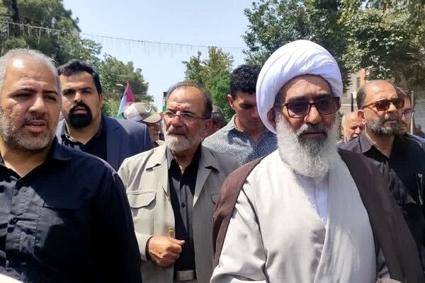 راهپیمایی مردم ولایتمدار ورامین در محکومیت ترور  شهید اسماعیل هنیه