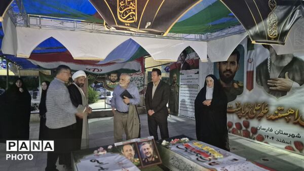 شب‌های نورانی گلزار شهدا در تجمعات مردمی در فارسان