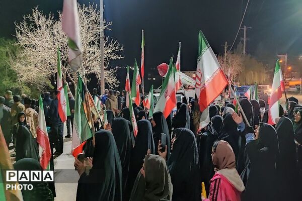 هجدهمین شب از اجتماعات خیابانی در شهر بار نیشابور