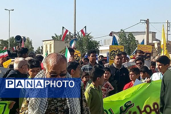 راهپیمایی 22 بهمن در سعدآباد