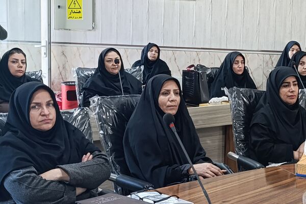 جلسه مراقبین سلامت مدارس در نیشابور 