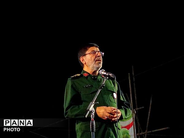 عزاداری شب هفتم محرم در کف خیابان های کاشمر