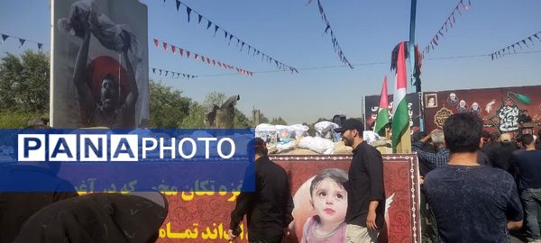 کاروان عشق و وفا از میدان بزرگمهر تا گلستان شهدا