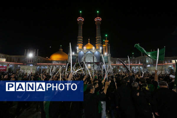 «مشق شمشیر» عزاداری سنتی نجفی‌های مقیم قم