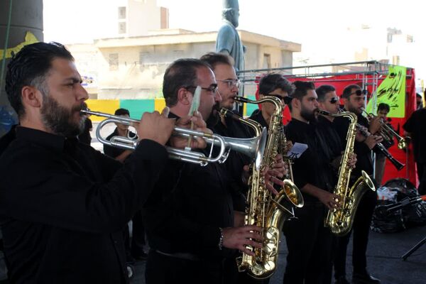 راهپیمایی دلدادگان حسینی در شهرستان سمنان