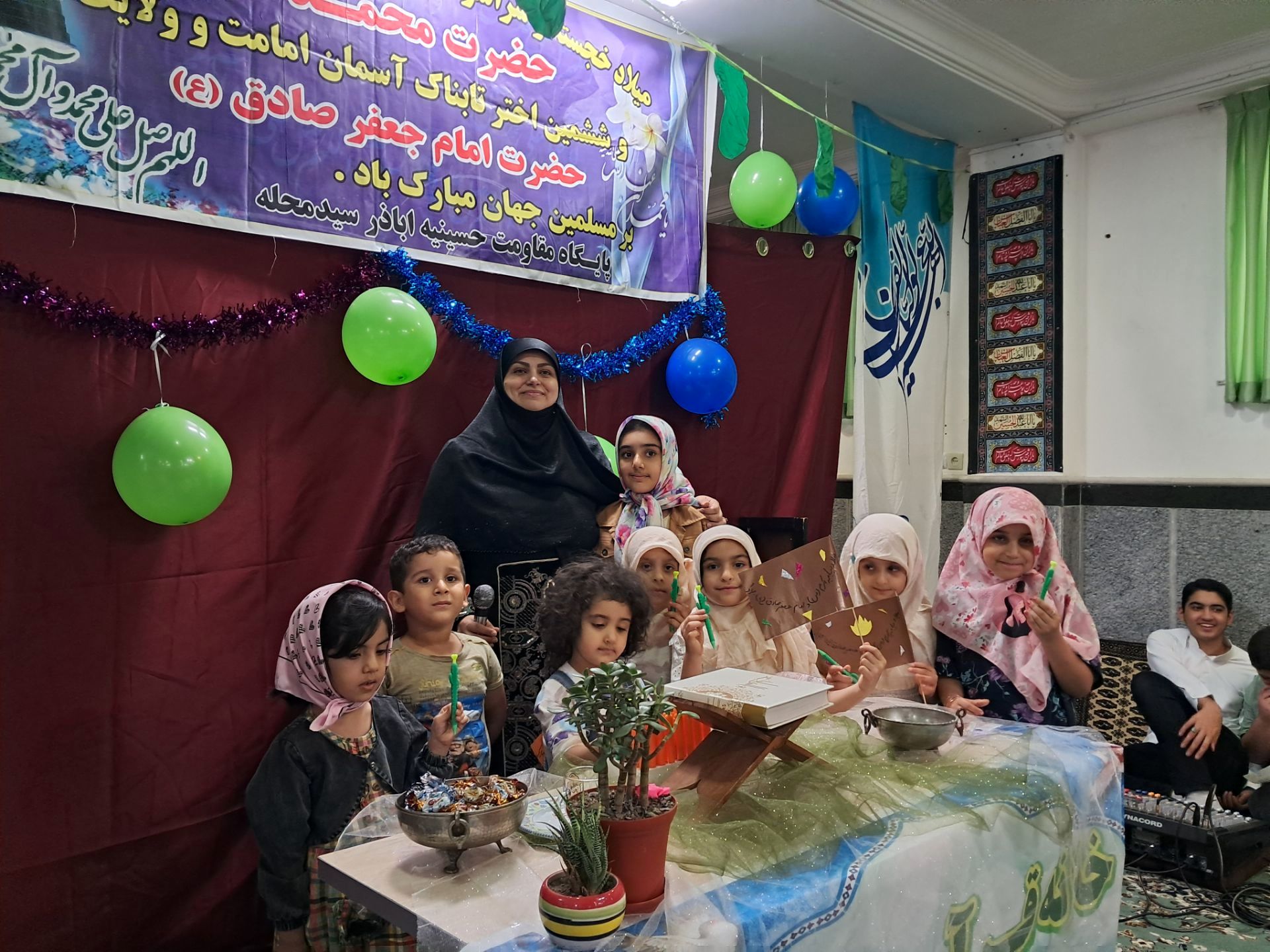 جشن میلاد پیامبر(ص) در حسینیه اباذر قائمشهر