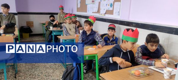 جشن یلدایی در مدرسه شهدای فرهنگی شهرستان شیروان