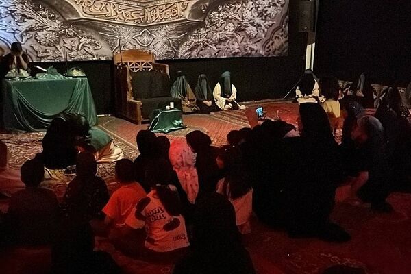 «نجما» در عزای امام حسن مجتبی (ع) به اشک نشست